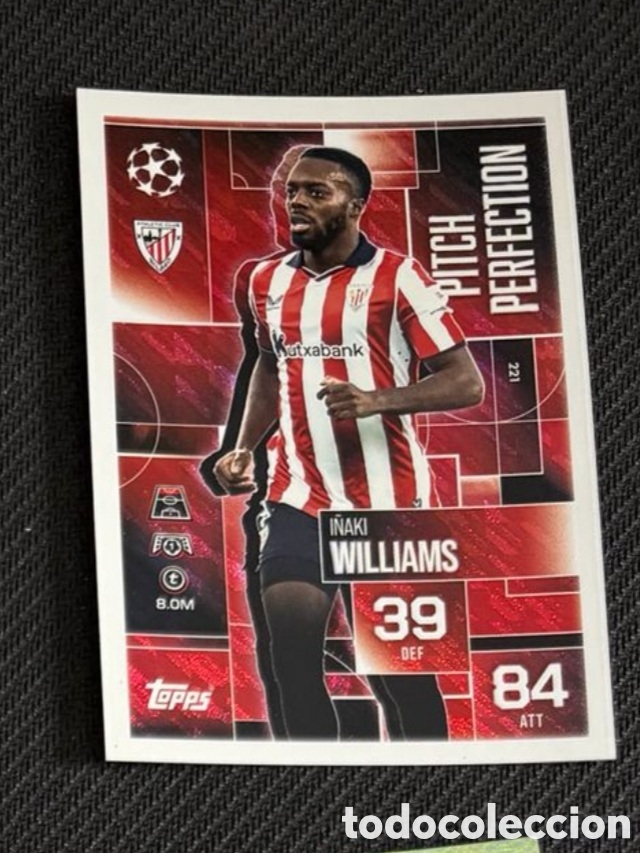 Coleccionismo cromos antiguos: 221 I&ntilde;aki Williams Athletic club pitch perfection topps 2025 2026