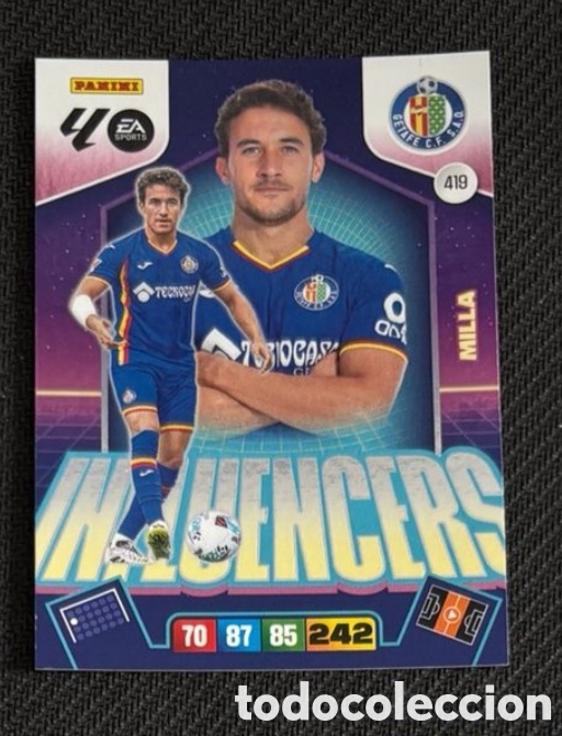 Coleccionismo cromos antiguos: 419 Milla Getafe INFLUENCERS ADRENALYN XL 2025 2026