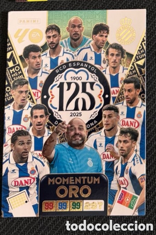 Coleccionismo cromos antiguos: MOMENTUM ORO ESPANYOL 125 ANIVERSARIO ADRENALYN XL 25 26