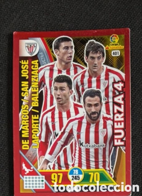 Coleccionismo cromos antiguos: 401 FUERZA 4 ATHLETIC CLUB adrenalyn XL 2016 2017