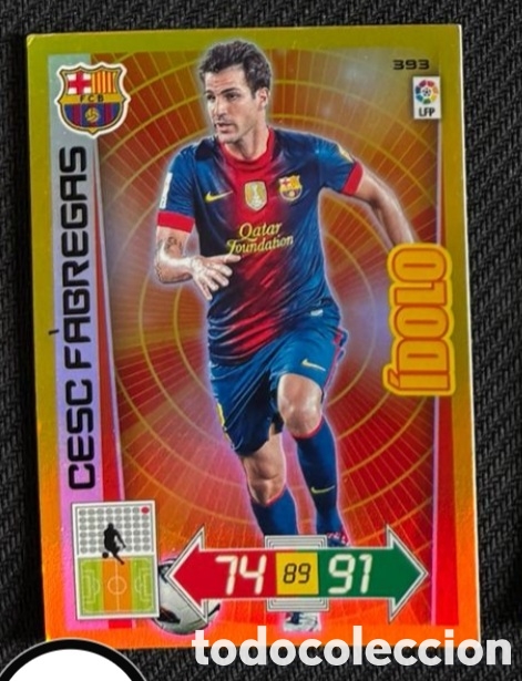 Coleccionismo cromos antiguos: Cerca Fabregas IDOLO 2012 2013 FC BARCELONA