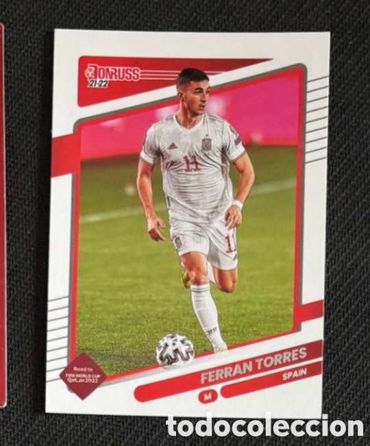 Coleccionismo cromos antiguos: Ferran Torres ESPA&Ntilde;A SELECCION ESPA&Ntilde;OLA 2021 2022 Donruss panini