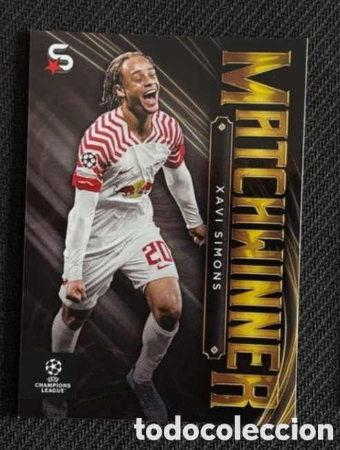 Coleccionismo cromos antiguos: Matchwinner Xavi Simons Leipzig 2023 2024 topps