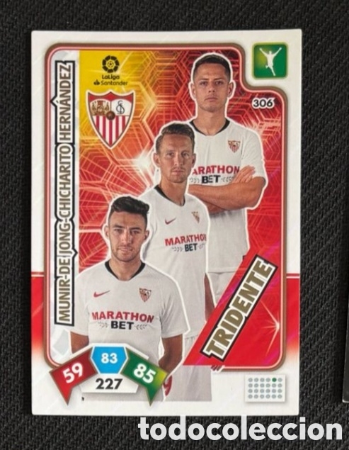 Coleccionismo cromos antiguos: 306 SEVILLA FC TRIDENTE ADRENALYN XL 2019 2020