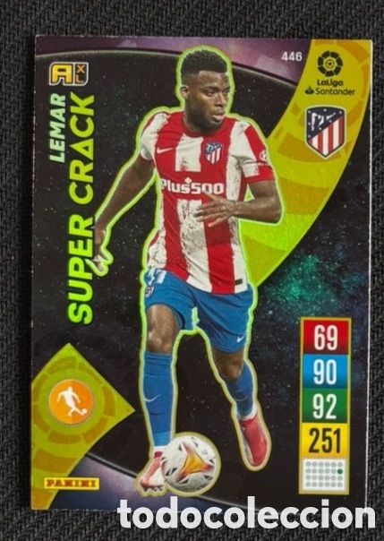 Coleccionismo cromos antiguos: 446 LEMAR ATLETICO MADRID SUPERCRACK ADRENALYN XL 2021 2022