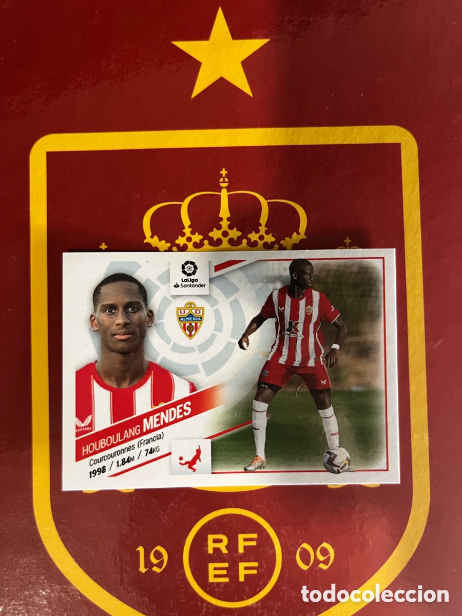 Coleccionismo cromos antiguos: 5 BIS MENDES COLOCA LIGA ESTE EDICIONES ESTE 2022 2023 22 23 ALMER&Iacute;A ALMERIA
