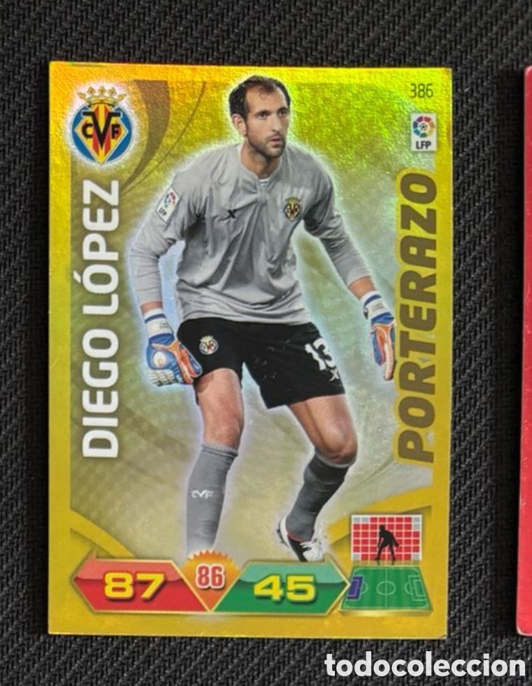 Coleccionismo cromos antiguos: 386 DIEGO LOPEZ PORTERAZO VILLARREAL ADRENALYN XL 2011 2012