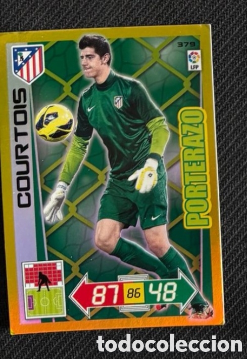 Coleccionismo cromos antiguos: 379 COURTOIS PORTERAZO ATLETICO MADRID ADRENALYN XL 2012 2013