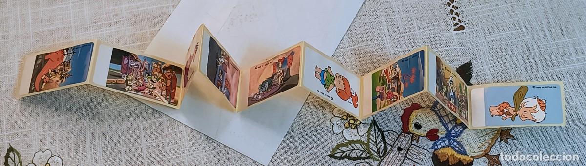 Coleccionismo cromos antiguos: TIRA DE 9 CROMOS CHICLES LOS PICAPIEDRA - THE FLINSTONES CHEWING GUN