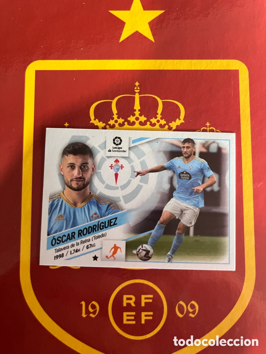 Coleccionismo cromos antiguos: 32 OSCAR RODR&Iacute;GUEZ &Uacute;LTIMOS FICHAJES LIGA ESTE EDICIONES ESTE 2022 2023 22 23 CELTA DE VIGO
