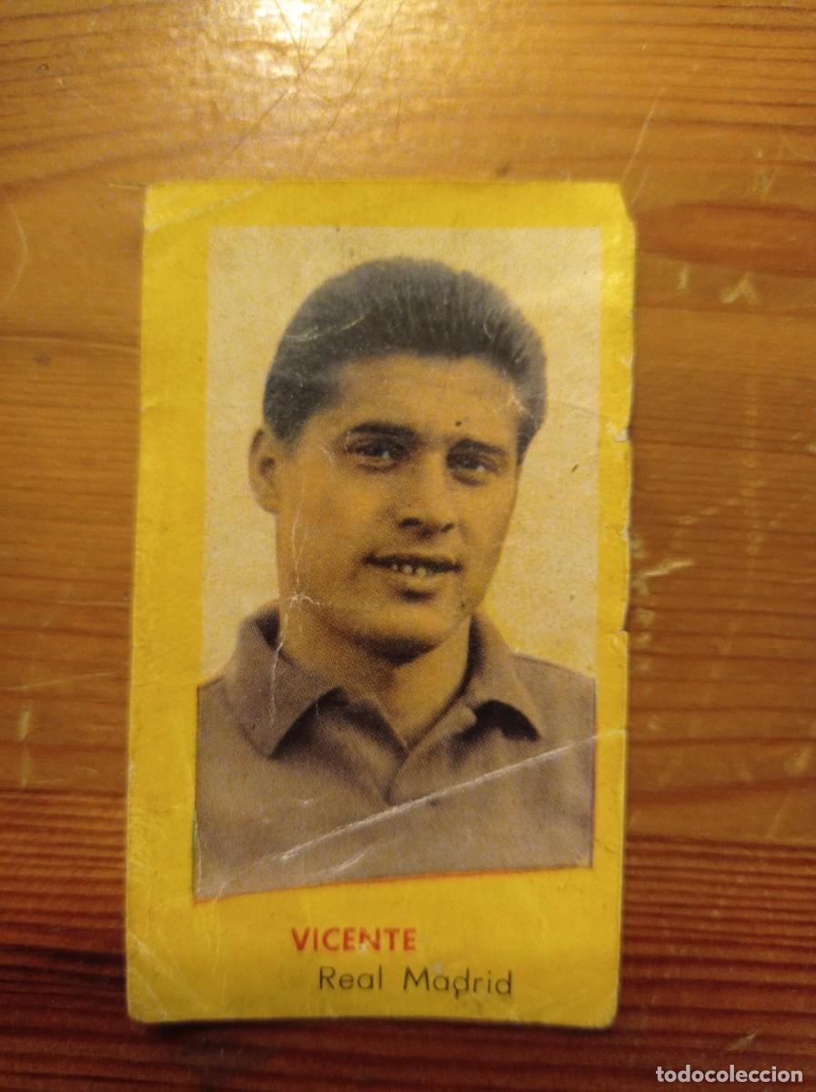Coleccionismo cromos antiguos: Vicente Real Madrid - Colecci&oacute;n &rdquo;Campeones&rdquo; de Bruguera 1960 1961 60 61