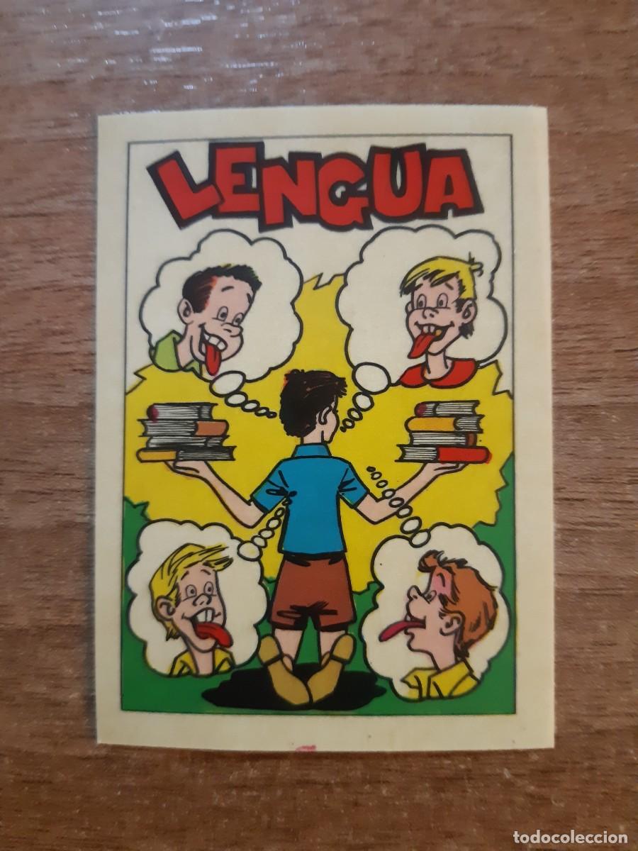 Coleccionismo cromos antiguos: N&deg;209 LENGUA CROMO ADHESIVO SHOW DE ESTRELLAS ED. MAGA 1982. NUNCA PEGADO, SIN PEGAR