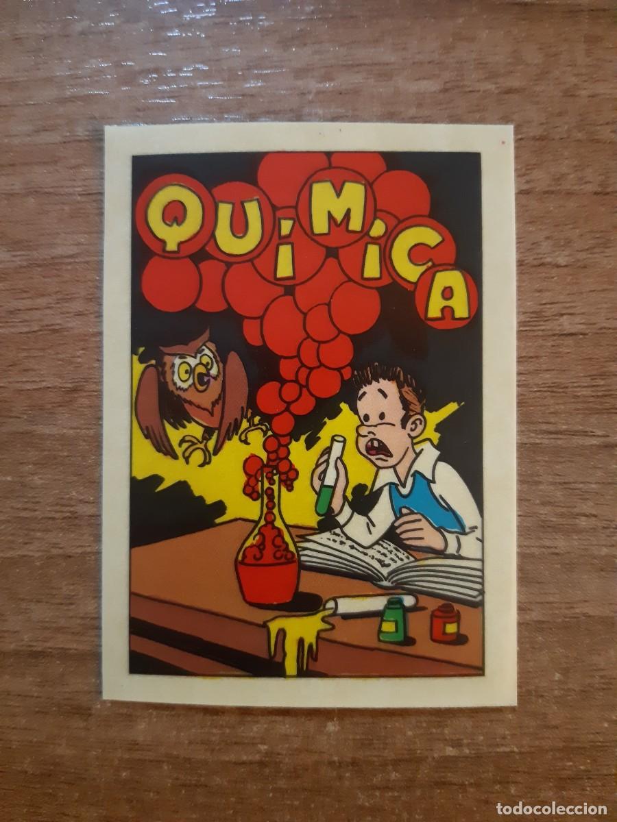 Collectionnisme Cartes &agrave; collectionner anciennes: N&deg;202 QU&Iacute;MICA CROMO ADHESIVO SHOW DE ESTRELLAS ED. MAGA 1982. NUNCA PEGADO, SIN PEGAR