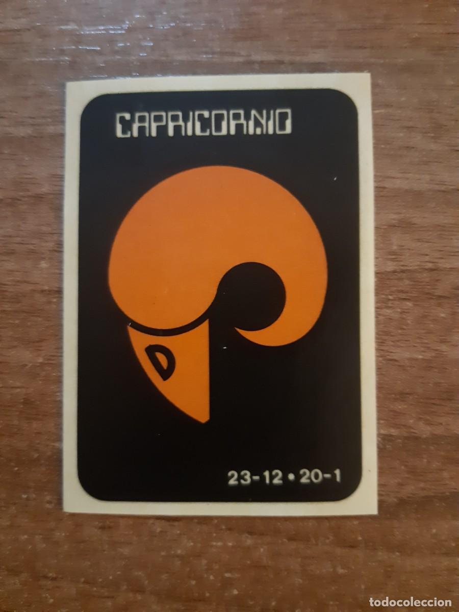 Collectionnisme Cartes &agrave; collectionner anciennes: N&deg;197 CAPRICORNIO CROMO ADHESIVO SHOW DE ESTRELLAS ED. MAGA 1982. NUNCA PEGADO, SIN PEGAR