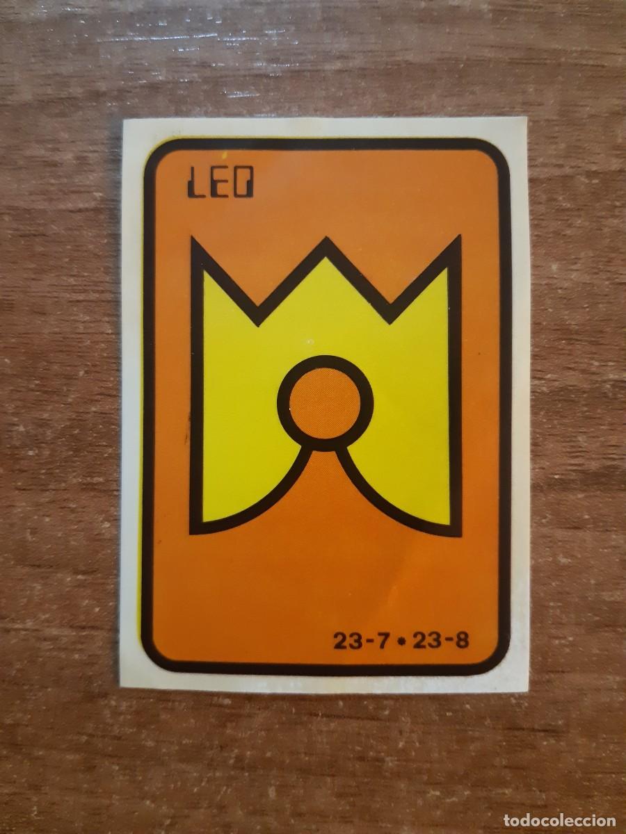 Collectionnisme Cartes &agrave; collectionner anciennes: N&deg;192 LEO CROMO ADHESIVO SHOW DE ESTRELLAS ED. MAGA 1982. NUNCA PEGADO, SIN PEGAR