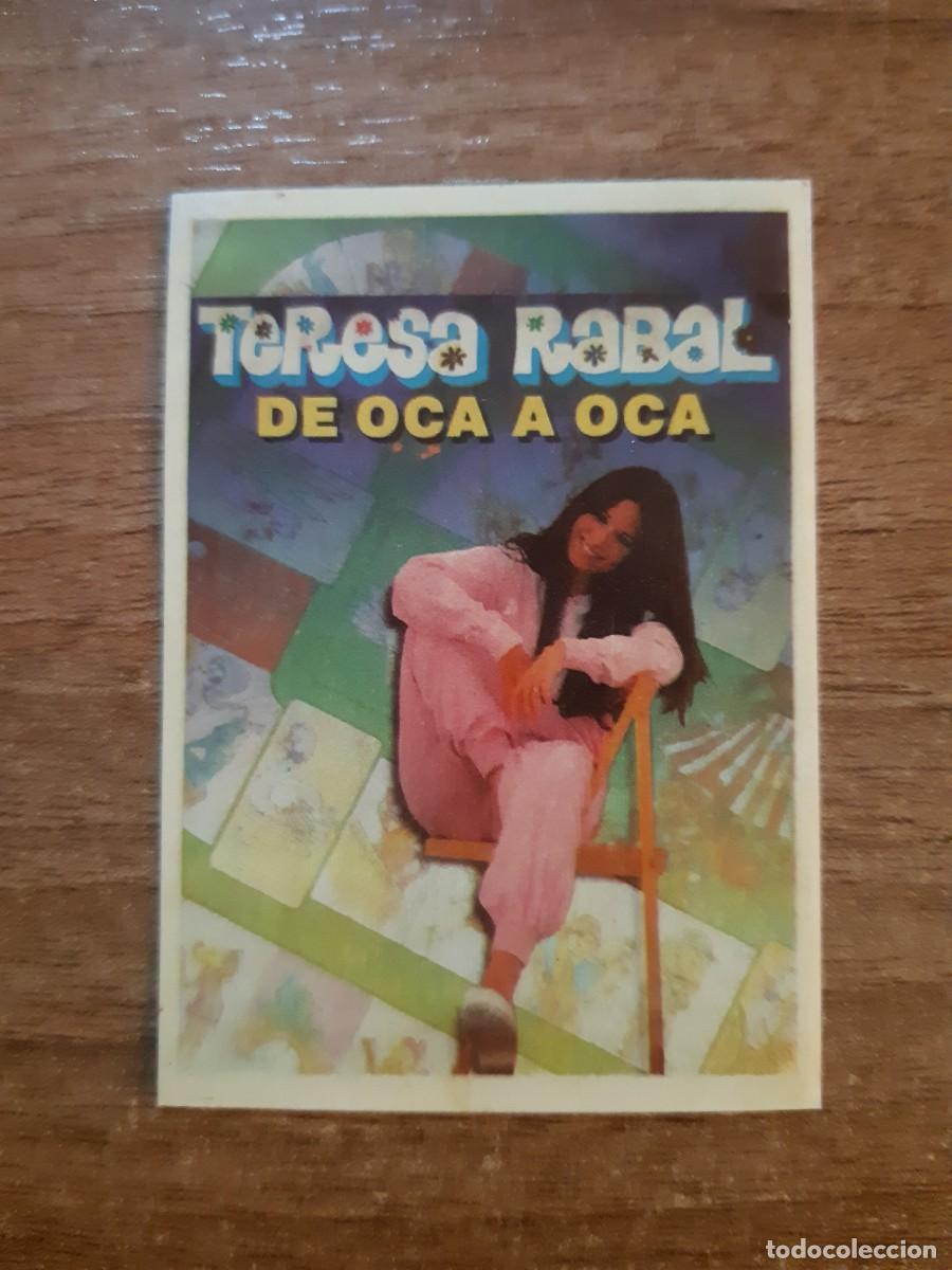Coleccionismo cromos antiguos: N&deg;185 TERESA RABAL OCA CROMO ADHESIVO SHOW DE ESTRELLAS ED. MAGA 1982. NUNCA PEGADO, SIN PEGAR