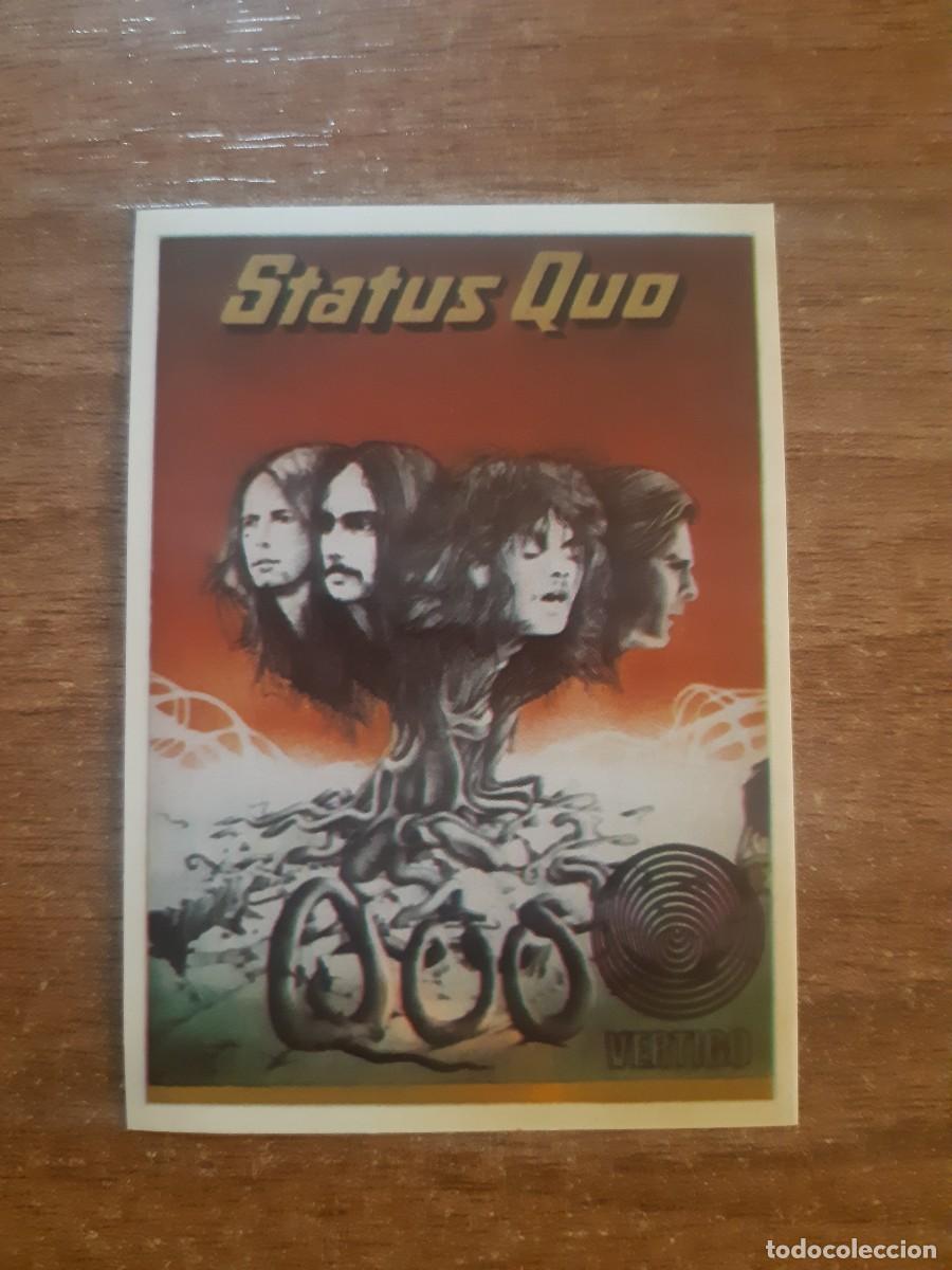 Coleccionismo cromos antiguos: N&deg;164 STATUS QUO ADHESIVO SHOW DE ESTRELLAS ED. MAGA 1982. NUNCA PEGADO, SIN PEGAR