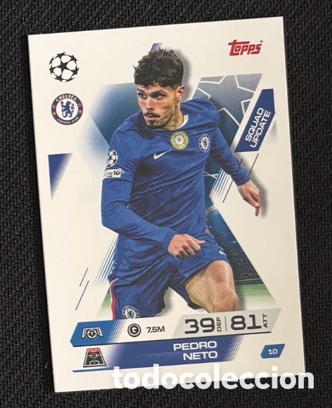 Coleccionismo cromos antiguos: 10 Pedro Neto Chelsea Colecci&oacute;n match attax TOPPS 2025 2026