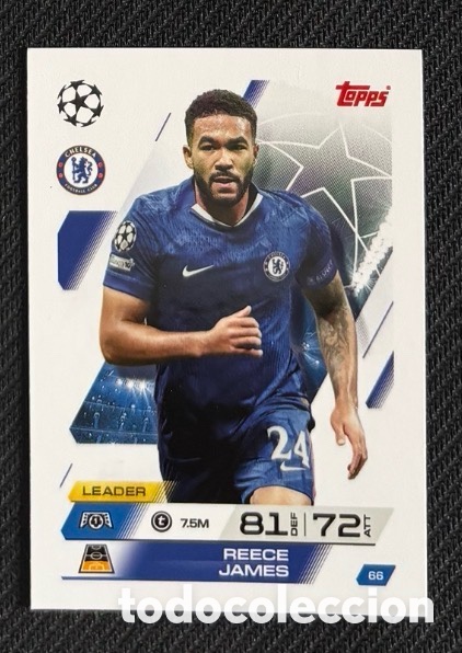 Coleccionismo cromos antiguos: 66 Reece James Chelsea Colecci&oacute;n match attax TOPPS 2025 2026