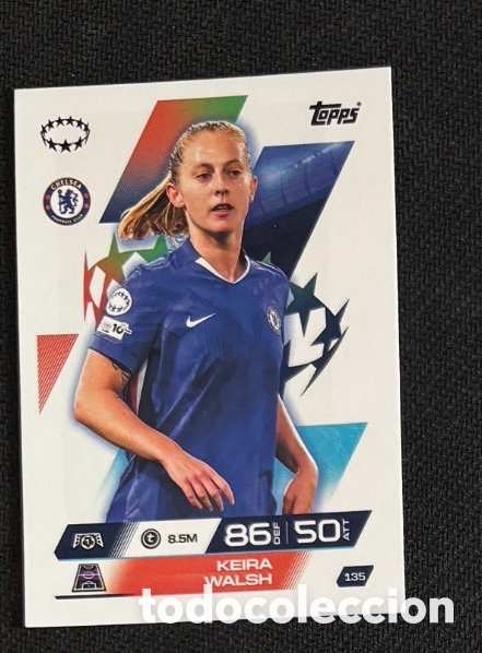 Coleccionismo cromos antiguos: 135 Keira Walsh Chelsea Colecci&oacute;n match attax TOPPS 2025 2026