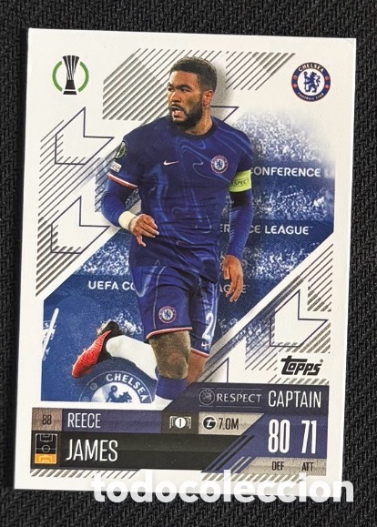 Coleccionismo cromos antiguos: 88 Reece James Chelsea Colecci&oacute;n match attax TOPPS 2024 2025