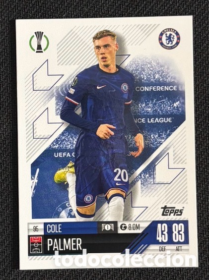 Collectable Antique Stickers: 95 Cole Palmer Chelsea Colecci&oacute;n match attax TOPPS 2024 2025