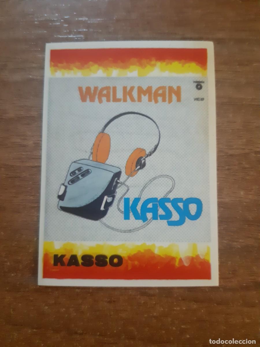 Coleccionismo cromos antiguos: N&deg;154 KASSO WALKMAN ADHESIVO SHOW DE ESTRELLAS ED. MAGA 1982. NUNCA PEGADO, SIN PEGAR