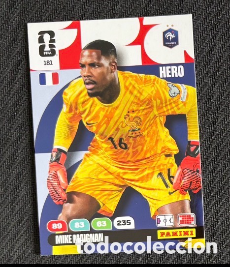 Coleccionismo cromos antiguos: 181 Maignan Francia Carta FIFA WORLD CUP 2026 mundial ADRENALYN XL