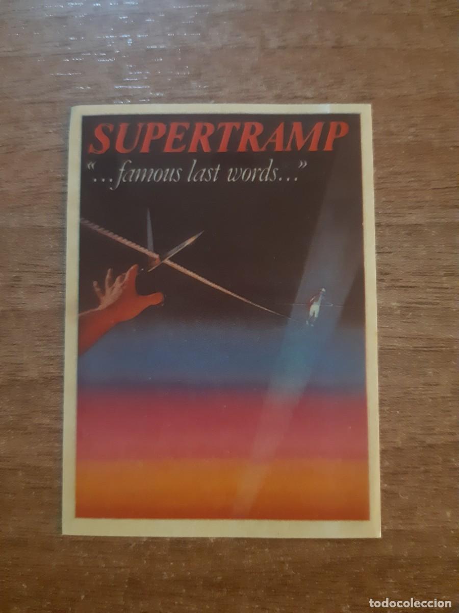 Coleccionismo cromos antiguos: N&deg;151 SUPERTRAMP ADHESIVO SHOW DE ESTRELLAS ED. MAGA 1982. NUNCA PEGADO, SIN PEGAR