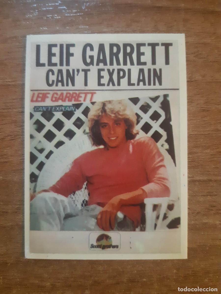 Coleccionismo cromos antiguos: N&deg;136 LEIF GARRET CAN'T EXPLAIN ADHESIVO DE ESTRELLAS ED. MAGA 1982. NUNCA PEGADO, SIN PEGAR