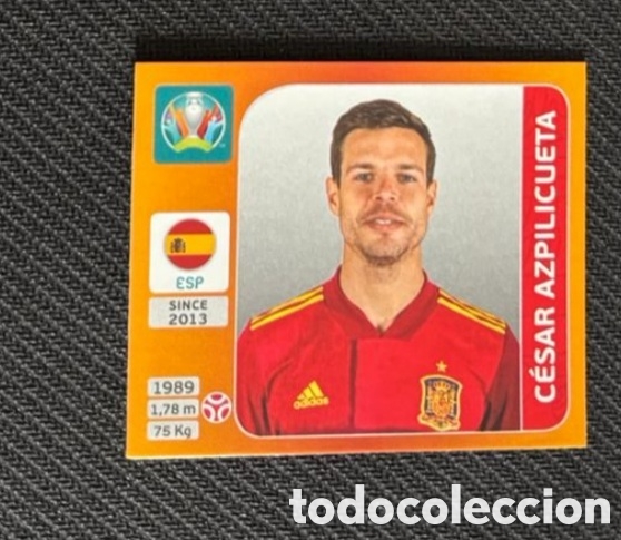 Coleccionismo cromos antiguos: STICKER CESAR AZPILICUETA SELECCI&Oacute;N ESPA&Ntilde;OLA ESPA&Ntilde;A