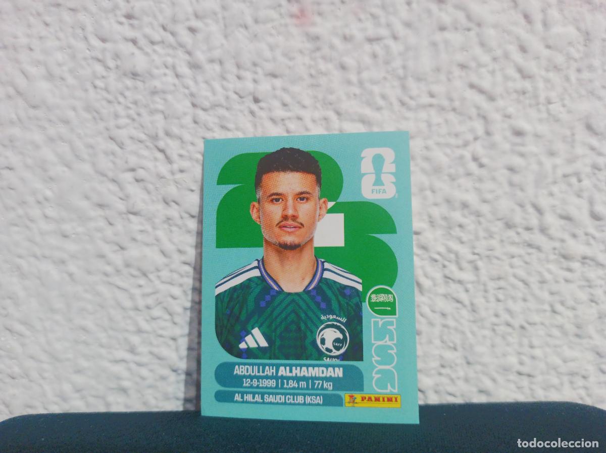 Sammeln alte Sammelbilder: KSA 20 ABDULLAH ALHAMDAN BASE SAUDI ARABIA CROMO MUNDIAL STICKERS 2026 26