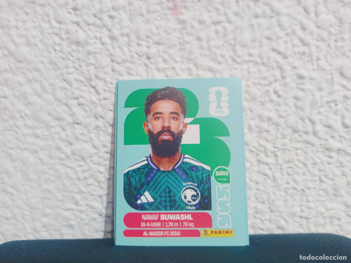 Sammeln alte Sammelbilder: KSA 5 NAWAF BUWASHL BASE SAUDI ARABIA CROMO MUNDIAL STICKERS 2026 26
