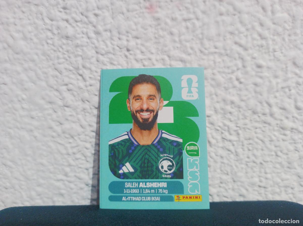 Sammeln alte Sammelbilder: KSA 19 SALEH ALSHEHRI BASE SAUDI ARABIA CROMO MUNDIAL STICKERS 2026 26