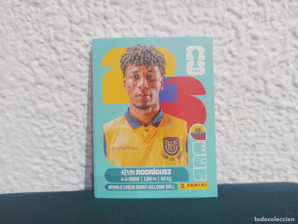 Collectionnisme Cartes &agrave; collectionner anciennes: ECU 19 KEVIN RODR&Iacute;GUEZ BASE ECUADOR CROMO MUNDIAL STICKERS 2026 26