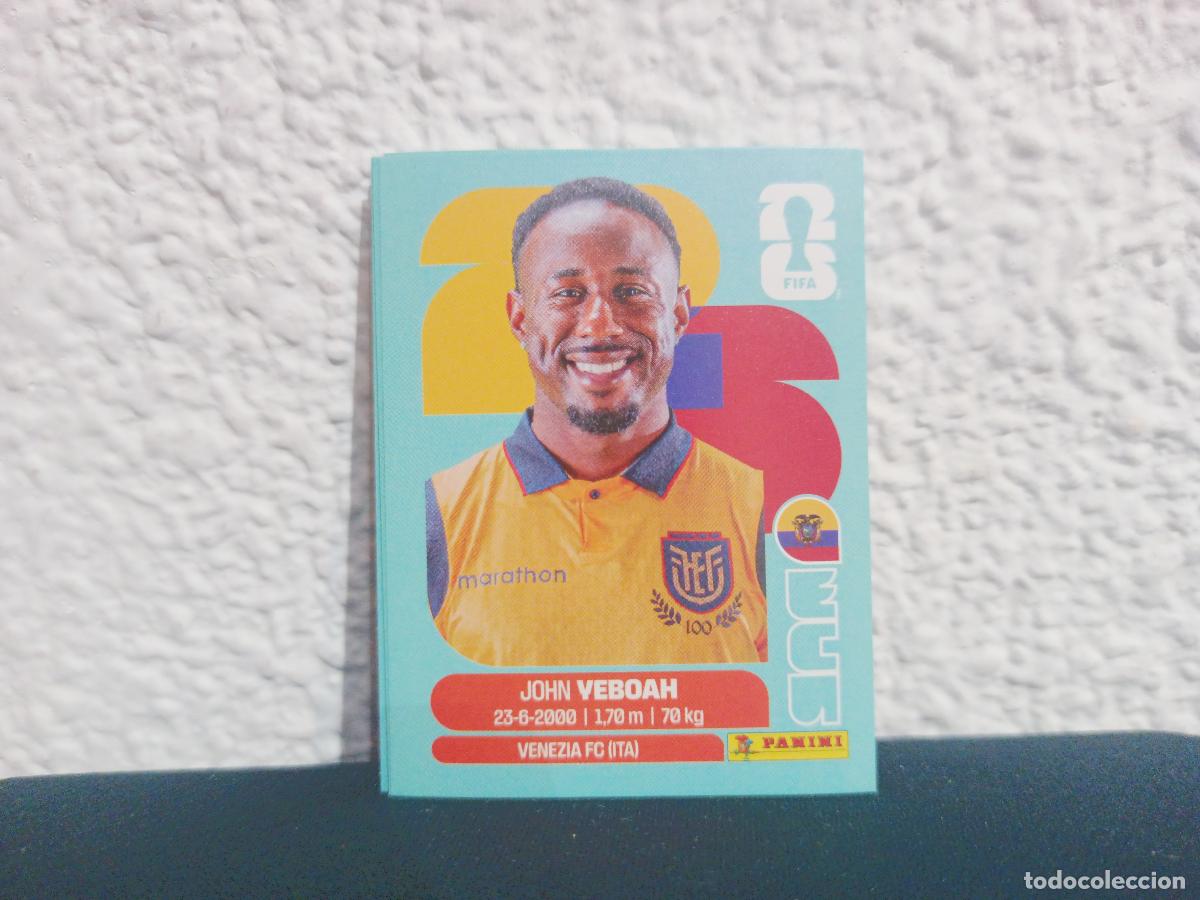 Collectable Antique Stickers: ECU 14 JOHN YEBOAH BASE ECUADOR CROMO MUNDIAL STICKERS 2026 26