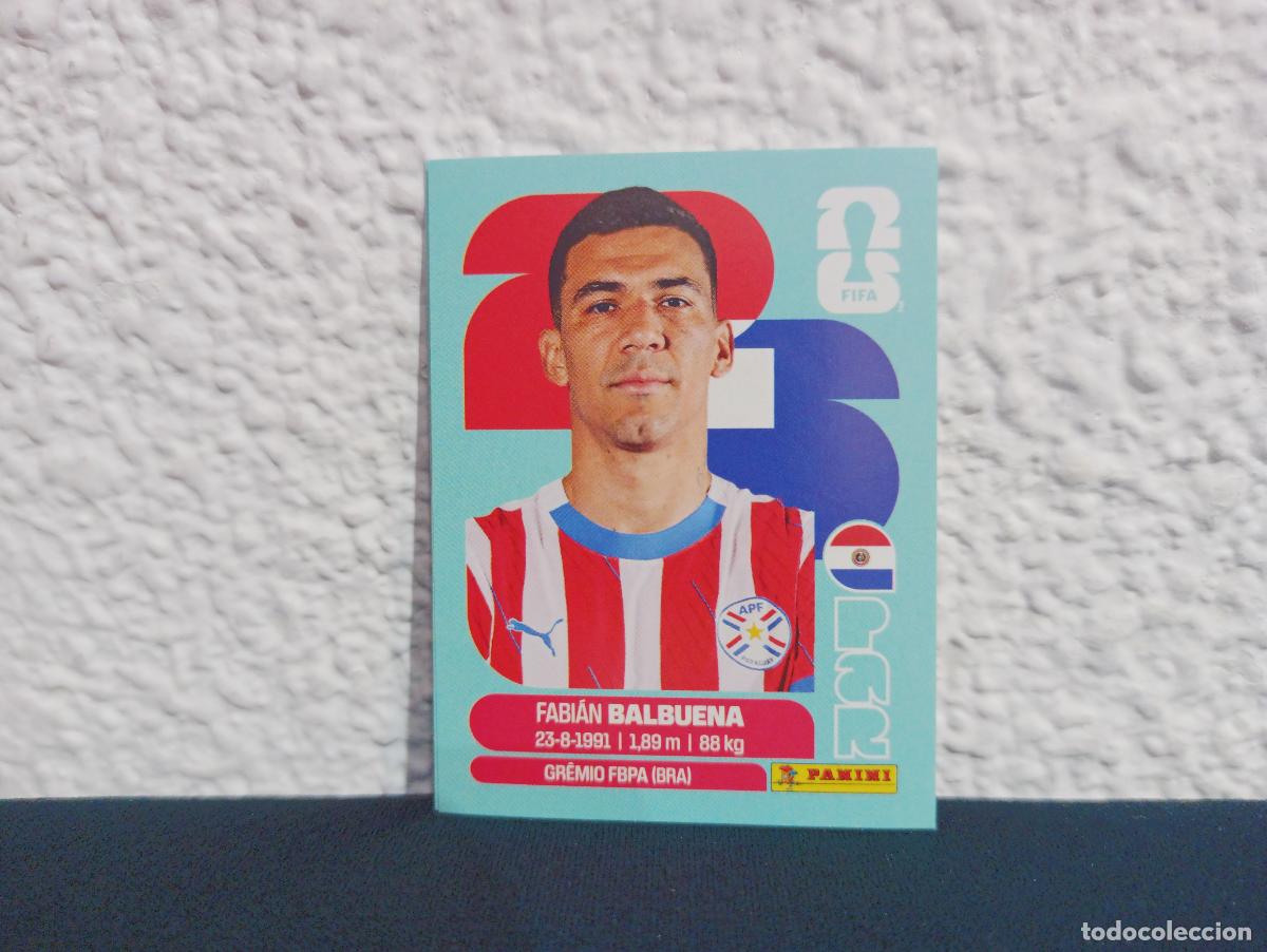 Collectable Antique Stickers: PAR 5 FABI&Aacute;N BALBUENA BASE PARAGUAY CROMO MUNDIAL STICKERS 2026 26