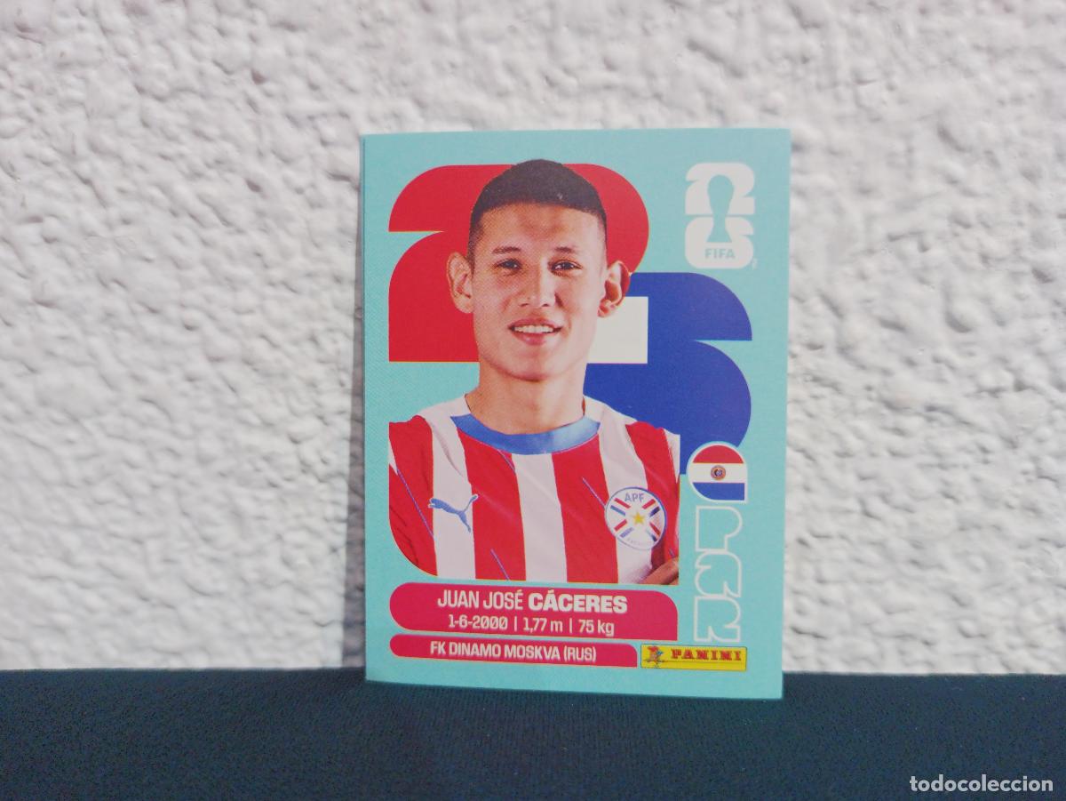 Collectable Antique Stickers: PAR 6 JUAN JOS&Eacute; C&Aacute;CERES BASE PARAGUAY CROMO MUNDIAL STICKERS 2026 26