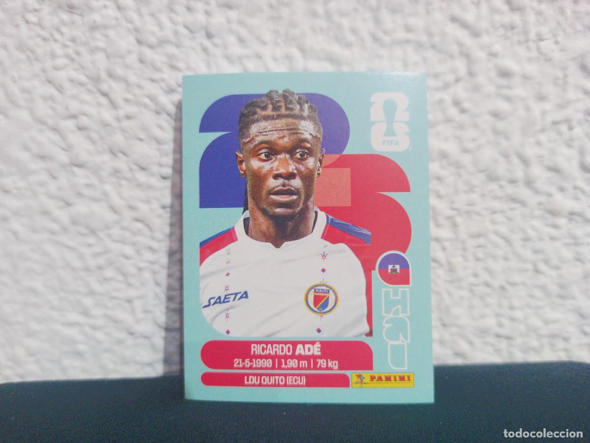 Collectable Antique Stickers: HAI 6 RICARDO AD&Eacute; BASE HAITI CROMO MUNDIAL STICKERS 2026 26