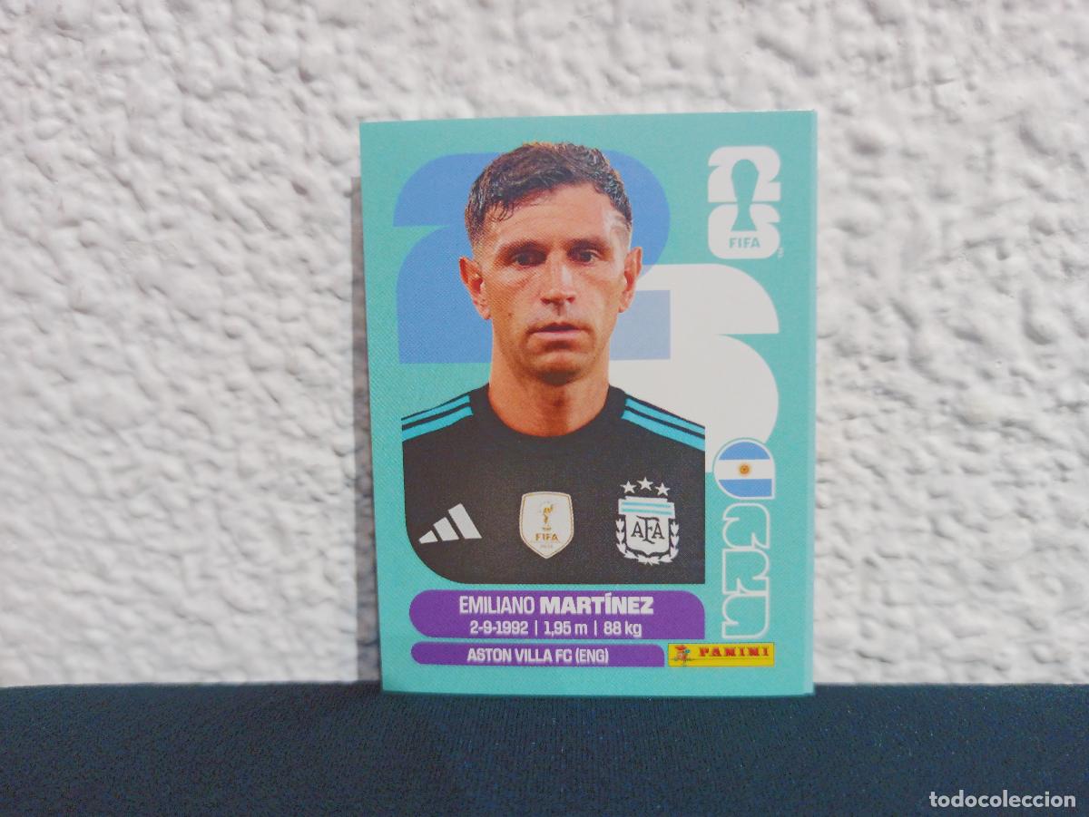 Collectionnisme Cartes &agrave; collectionner anciennes: ARG 2 EMILIANO MARTINEZ BASE ARGENTINA CROMO MUNDIAL STICKERS 2026 26