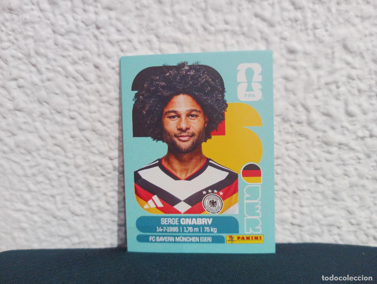 Collectionnisme Cartes &agrave; collectionner anciennes: GER 16 SERGE GNABRY BASE GERMANY CROMO MUNDIAL STICKERS 2026 26