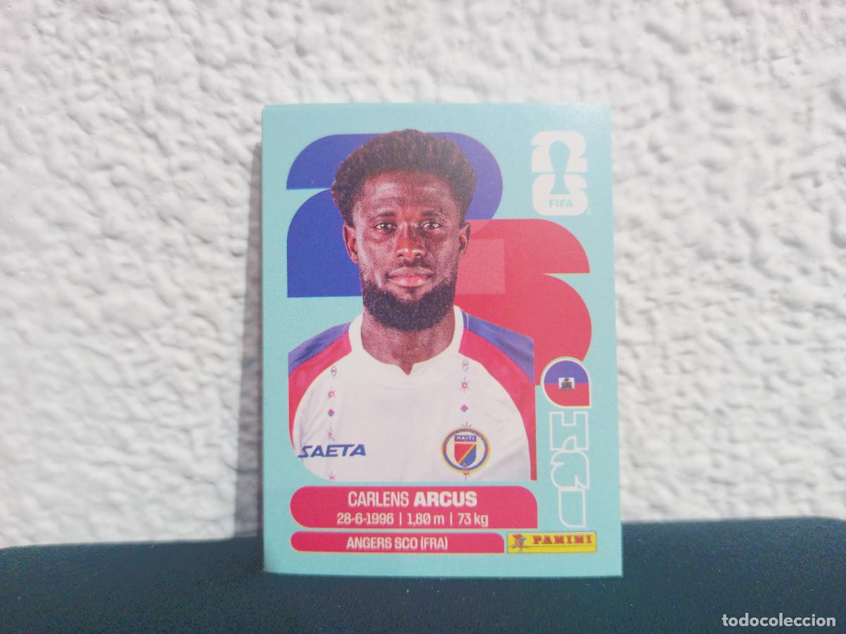 Collectionnisme Cartes &agrave; collectionner anciennes: HAI 3 CARLENS ARCUS BASE HAITI CROMO MUNDIAL STICKERS 2026 26