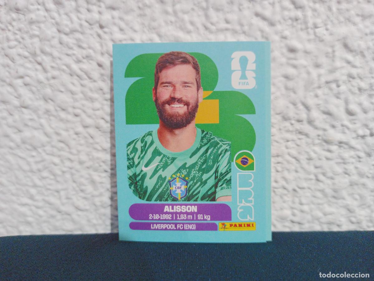 Collectable Antique Stickers: BRA 2 ALISSON BASE BRAZIL CROMO MUNDIAL STICKERS 2026 26