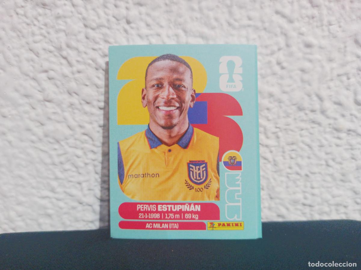 Collezionismo Figurine antiche: ECU 5 PERVIS ESTUPI&Ntilde;&Aacute;N BASE ECUADOR CROMO MUNDIAL STICKERS 2026 26