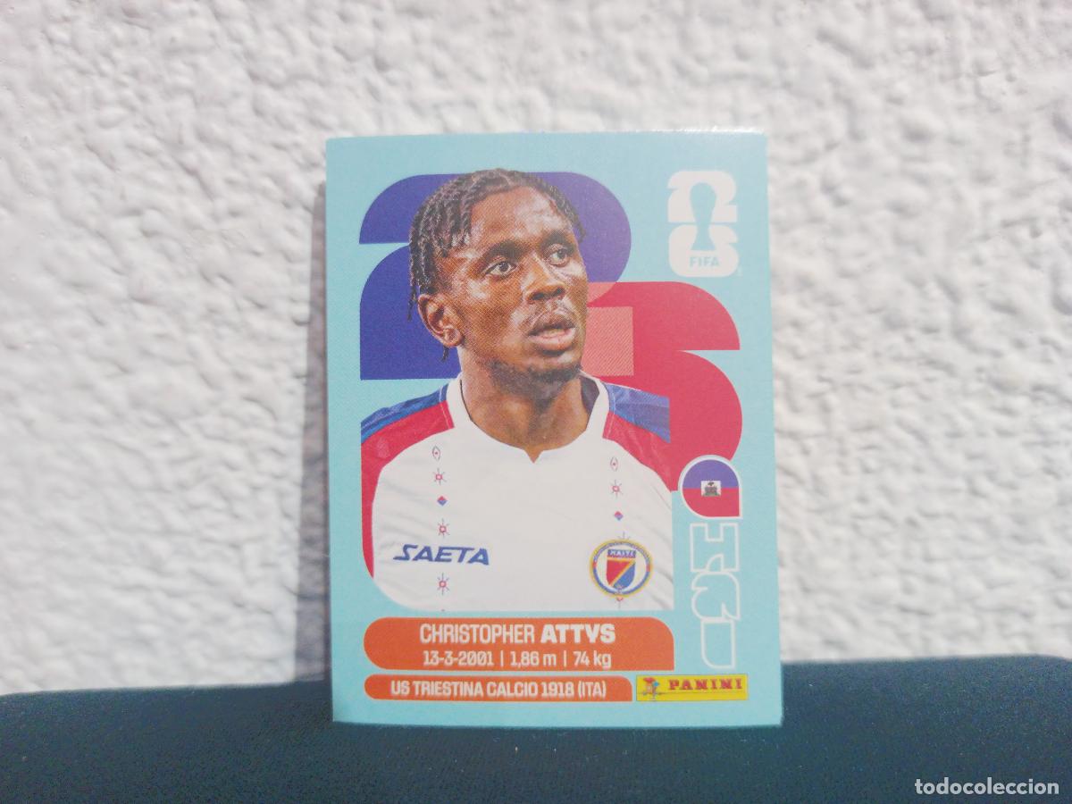 Collezionismo Figurine antiche: HAI 14 CHRISTOPHER ATTYS BASE HAITI CROMO MUNDIAL STICKERS 2026 26