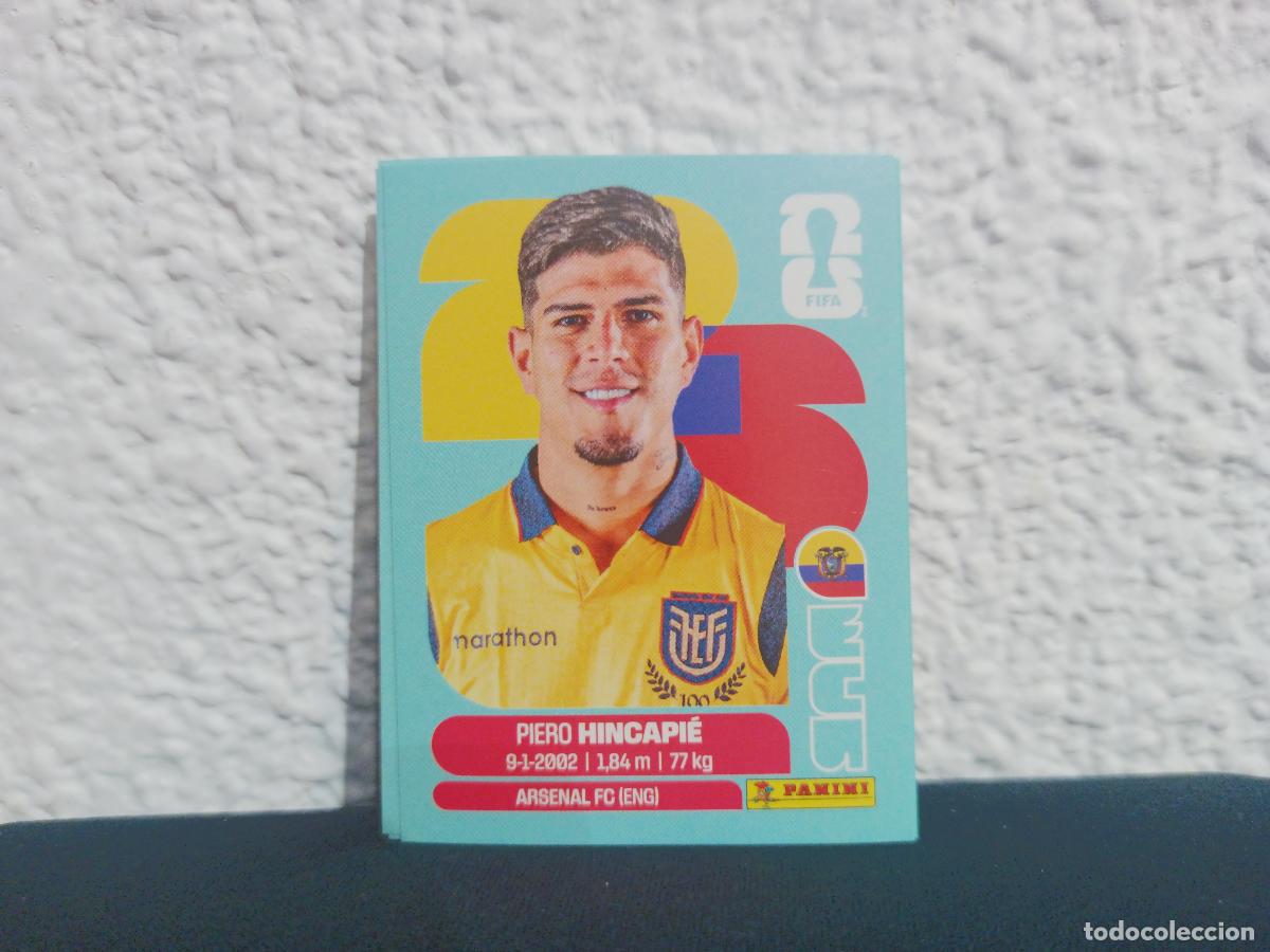 Sammeln alte Sammelbilder: ECU 4 PIERO HINCAPI&Eacute; BASE ECUADOR CROMO MUNDIAL STICKERS 2026 26