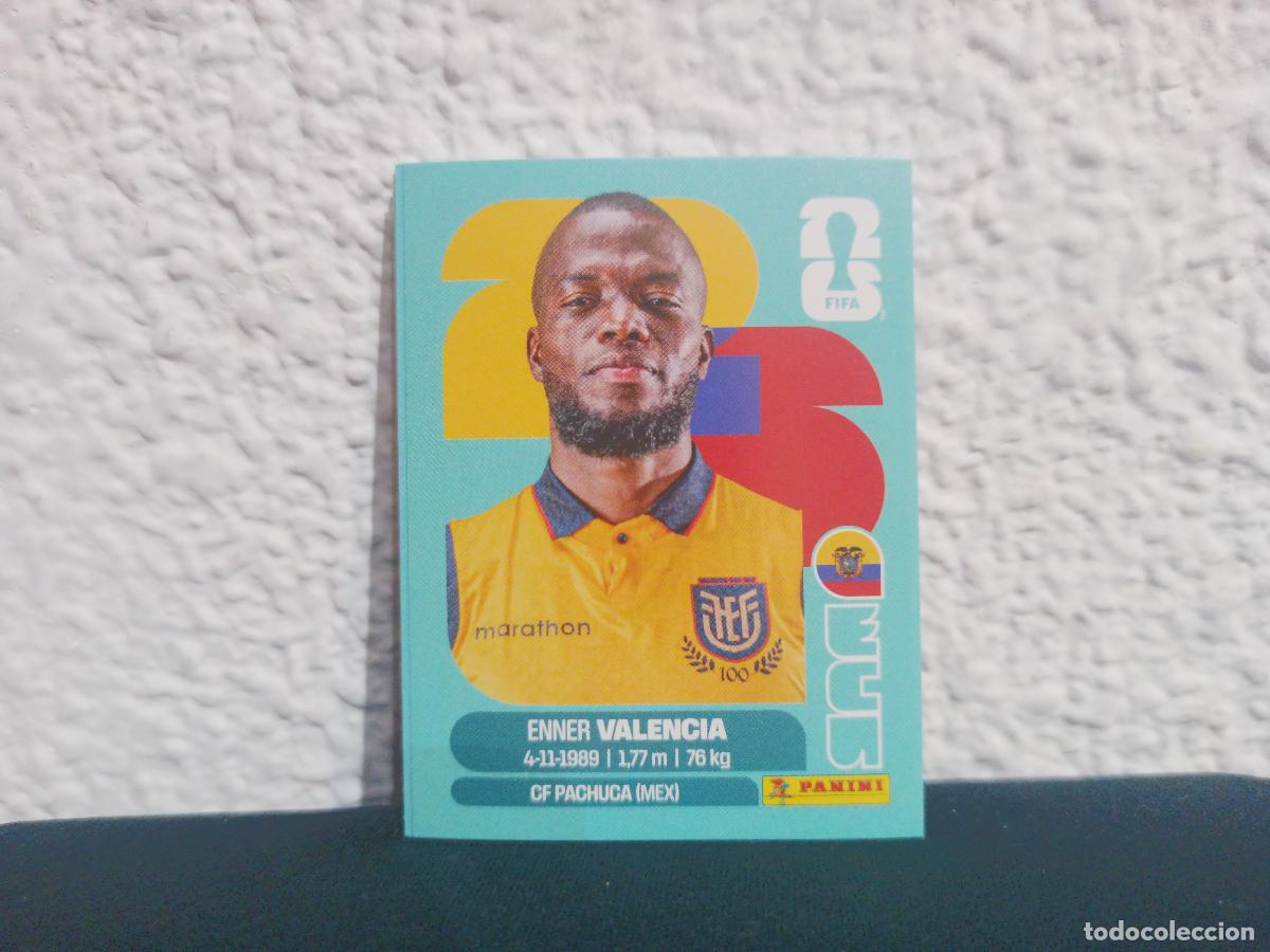 Sammeln alte Sammelbilder: ECU 20 ENNER VALENCIA BASE ECUADOR CROMO MUNDIAL STICKERS 2026 26