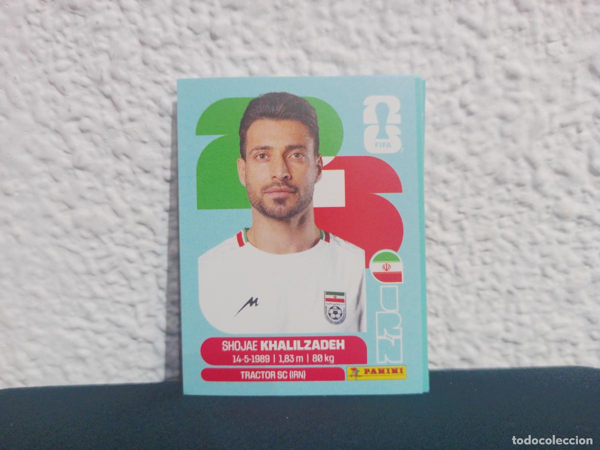 Sammeln alte Sammelbilder: IRN 6 SHOJAE KHALILZADEH BASE IRAN CROMO MUNDIAL STICKERS 2026 26