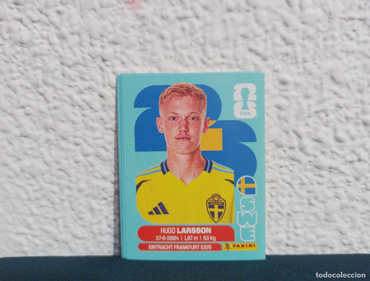 Sammeln alte Sammelbilder: SWE 9 HUGO LARSSON BASE SWEDEN CROMO MUNDIAL STICKERS 2026 26