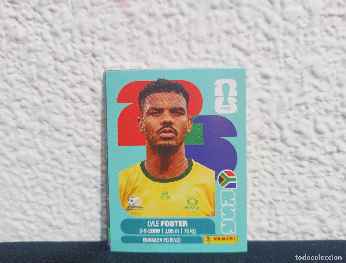 Collectionnisme Cartes &agrave; collectionner anciennes: RSA 17 LYLE FOSTER BASE SUDAFRICA CROMO MUNDIAL STICKERS 2026 26